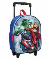 Avengers handbagage reiskoffer trolley 31 cm voor kinderen