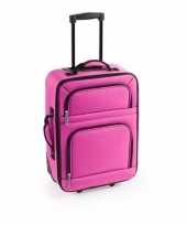 Handbagage trolley roze 50 cm