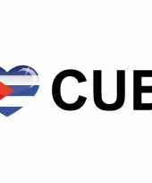I love cuba sticker